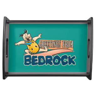 The Flintstones Fred - Greetings From Bedrock Serving Tray