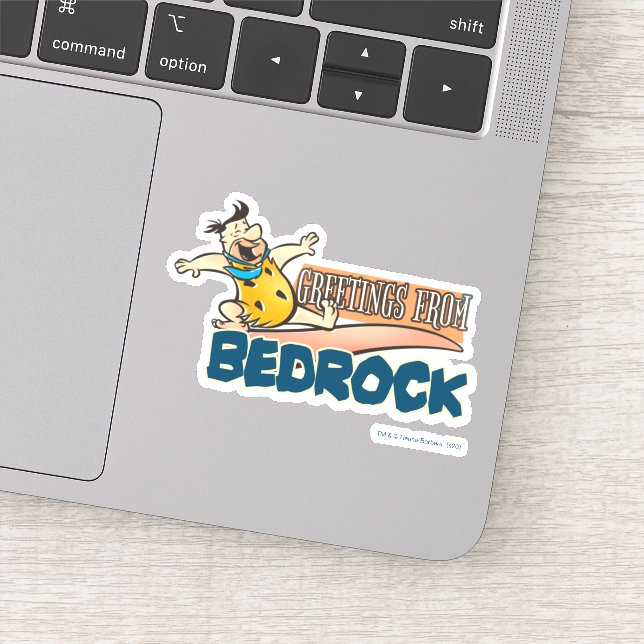 The Flintstones | Fred - Greetings From Bedrock Sticker (Detail)