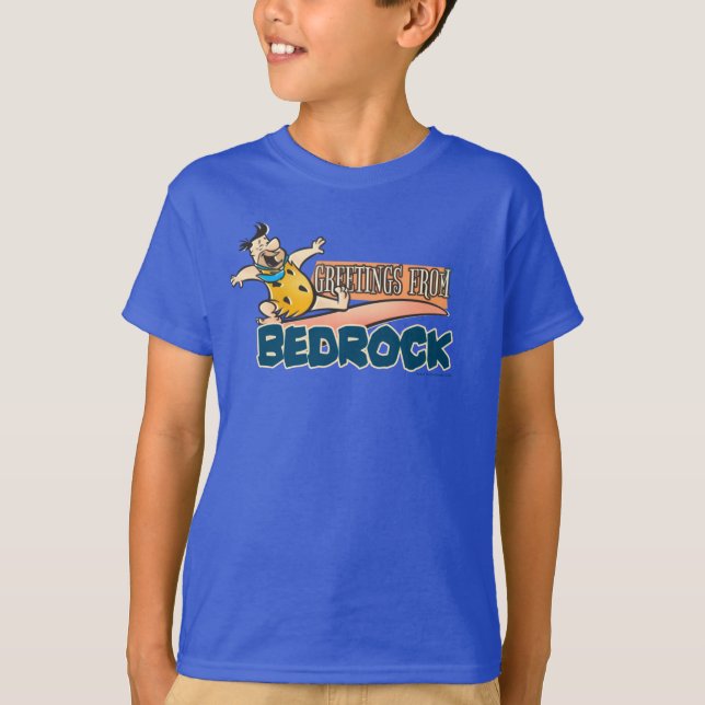 The Flintstones | Fred - Greetings From Bedrock T-Shirt (Front)