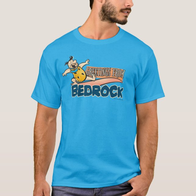 The Flintstones | Fred - Greetings From Bedrock T-Shirt (Front)