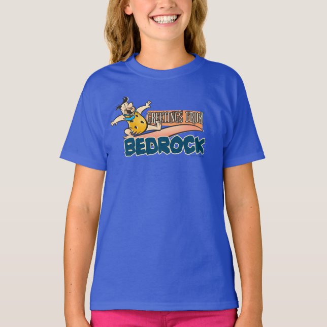 The Flintstones | Fred - Greetings From Bedrock T-Shirt (Front)