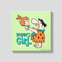 The Flintstones | Fred & Pebbles - Daddy's Girl Canvas Print