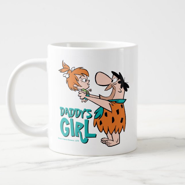 The Flintstones | Fred & Pebbles - Daddy's Girl Giant Coffee Mug (Left)