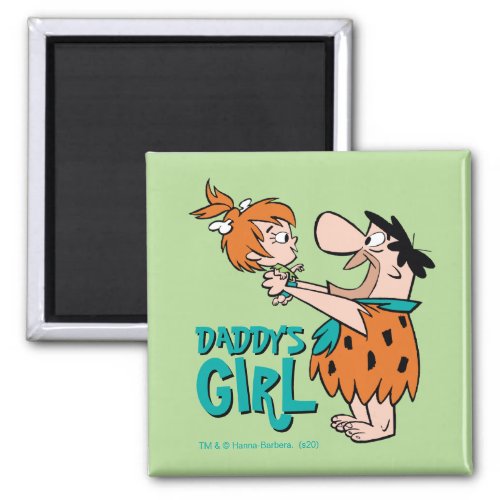 The Flintstones  Fred  Pebbles _ Daddys Girl Magnet