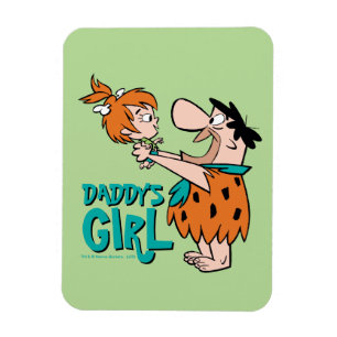 The Flintstones Fred & Pebbles - Daddy's Girl Magnet
