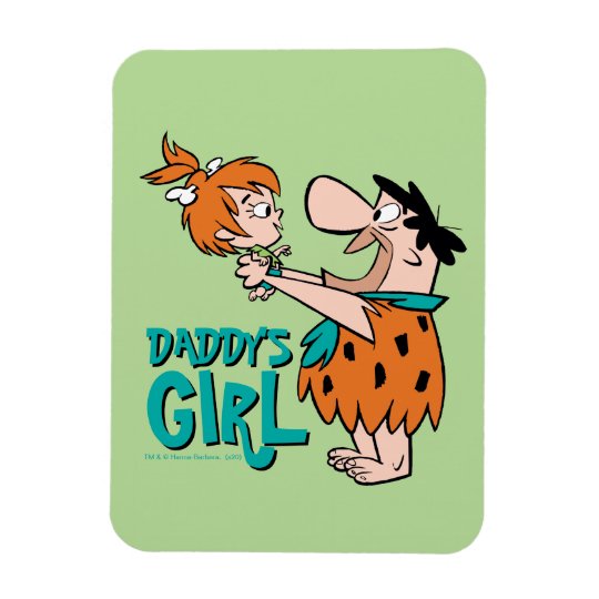 The Flintstones Fred And Pebbles Daddys Girl Magnet 3003