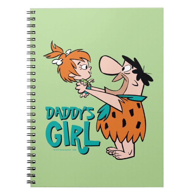 The Flintstones | Fred & Pebbles - Daddy's Girl Notebook (Front)