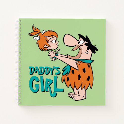 The Flintstones  Fred  Pebbles _ Daddys Girl Notebook