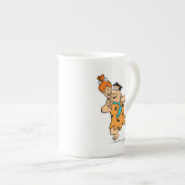 The Flintstones | Fred & Pebbles Flintstone Bone China Mug (Front Right)