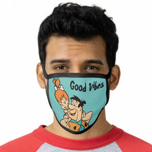 The Flintstones | Fred & Pebbles Flintstone Face Mask (Worn Him)