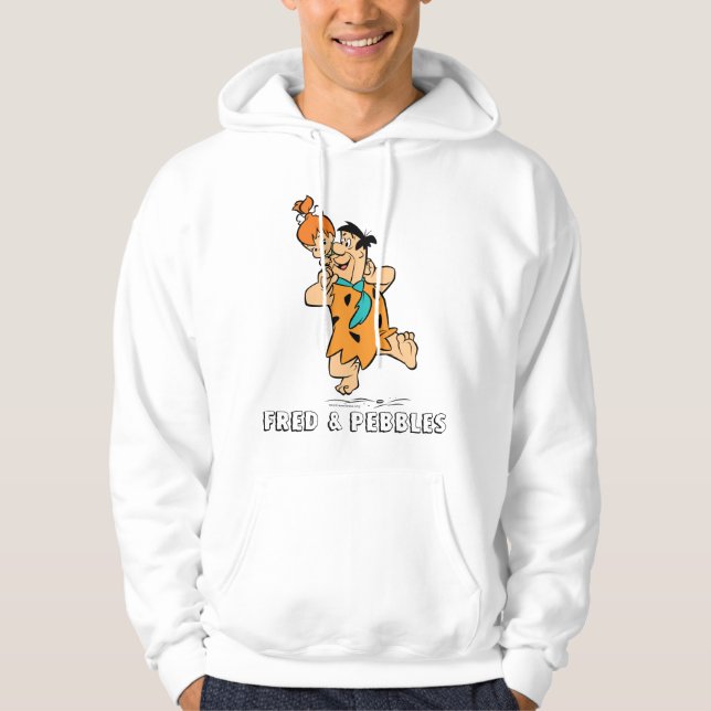 The Flintstones | Fred & Pebbles Flintstone Hoodie (Front)