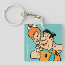 The Flintstones | Fred & Pebbles Flintstone Keychain