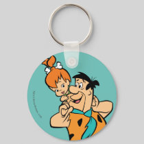 The Flintstones | Fred & Pebbles Flintstone Keychain