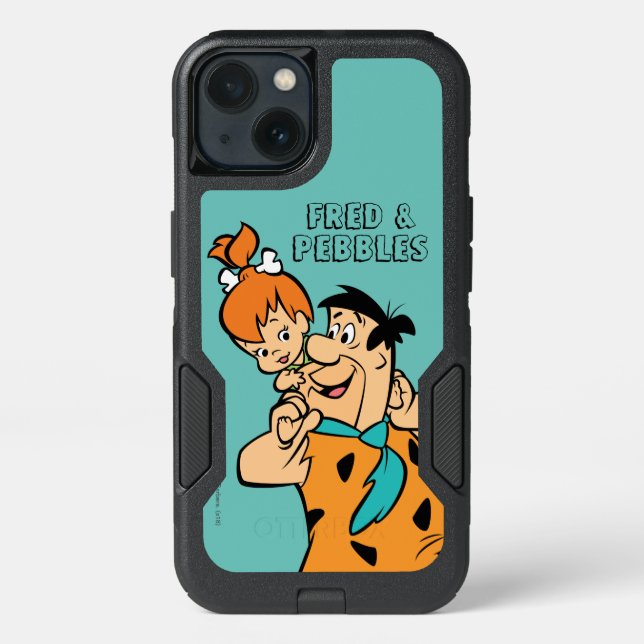The Flintstones | Fred & Pebbles Flintstone Otterbox iPhone Case (Back)