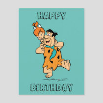 The Flintstones | Fred & Pebbles Flintstone Postcard