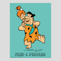 The Flintstones | Fred & Pebbles Flintstone Poster