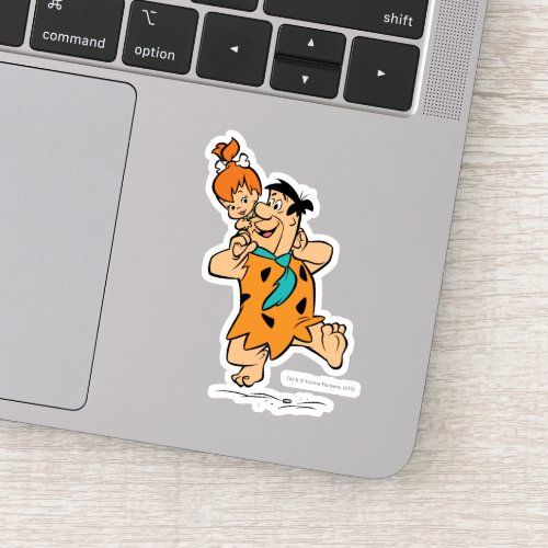 The Flintstones  Fred  Pebbles Flintstone Sticker
