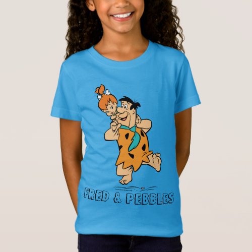 The Flintstones  Fred  Pebbles Flintstone T_Shirt