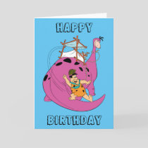 The Flintstones | Fred Sliding Down Tail Card