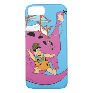 The Flintstones Fred Sliding Down Tail iPhone 8/7 Case