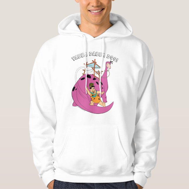 The Flintstones | Fred Sliding Down Tail Hoodie (Front)