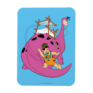 The Flintstones   Fred Sliding Down Tail Magnet