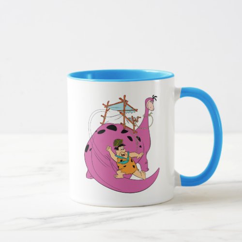 The Flintstones  Fred Sliding Down Tail Mug