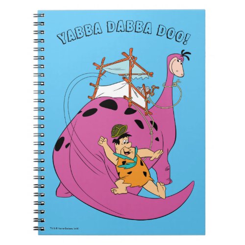The Flintstones  Fred Sliding Down Tail Notebook