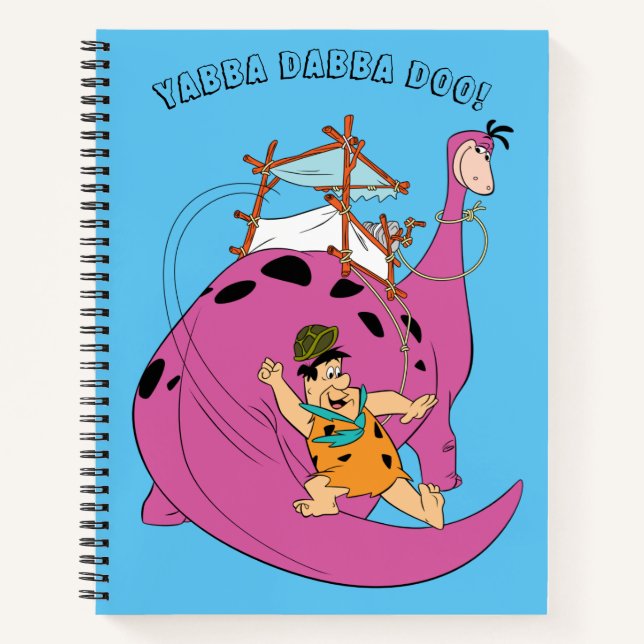 The Flintstones | Fred Sliding Down Tail Notebook (Front)