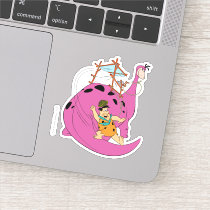 The Flintstones | Fred Sliding Down Tail Sticker