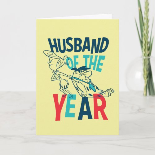 The Flintstones  Husband of the Year Card