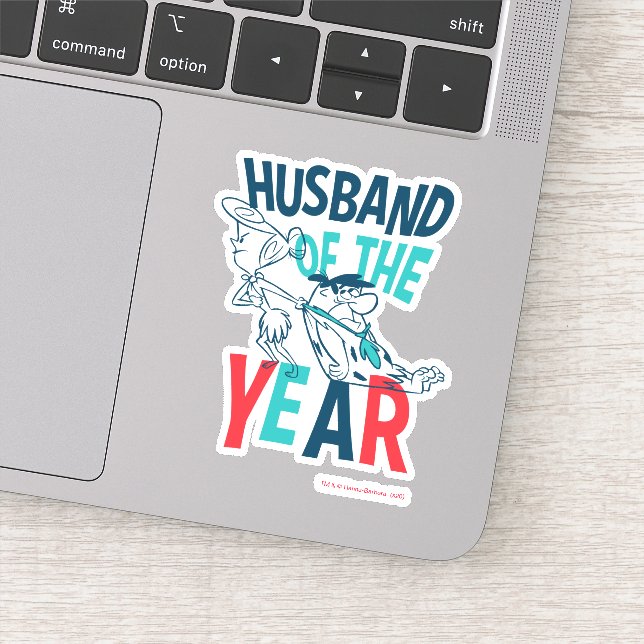 The Flintstones | Husband of the Year Sticker (Detail)