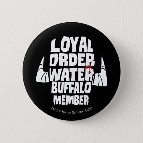 The Flintstones  Loyal Order Water Buffalo Member Button