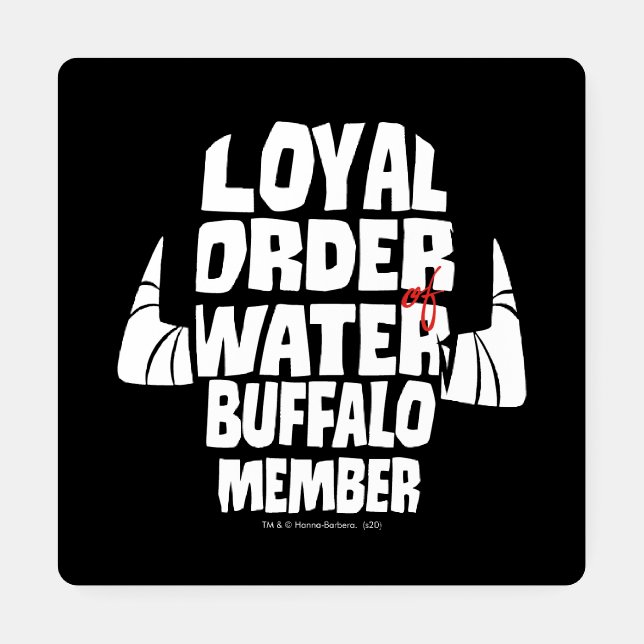The Flintstones | Loyal Order Water Buffalo Member Coaster Set (Single)