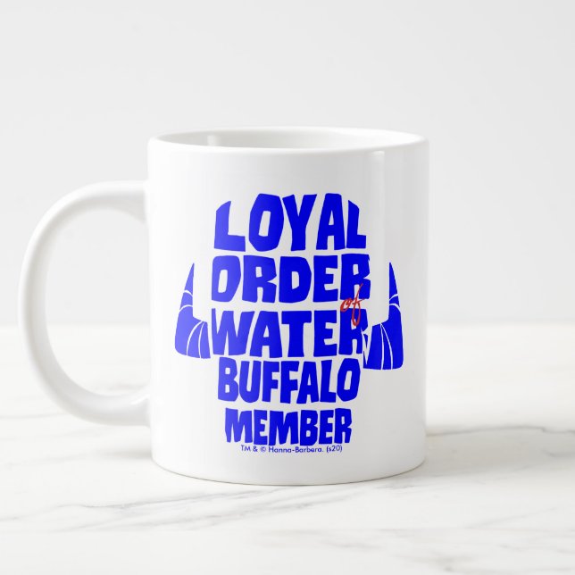 The Flintstones | Loyal Order Water Buffalo Member Giant Coffee Mug (Left)