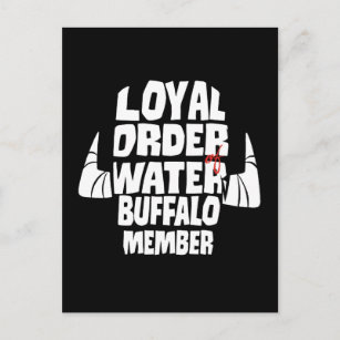 The Flintstones   Loyal Order Water Buffalo Member Invitation Postcard