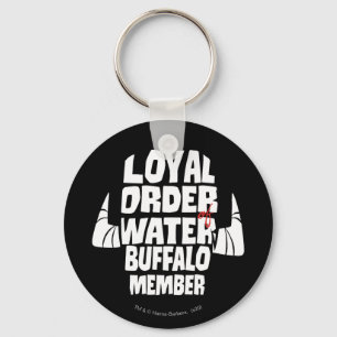 The Flintstones Loyal Order Water Buffalo Member Keychain