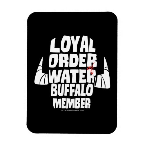 The Flintstones  Loyal Order Water Buffalo Member Magnet