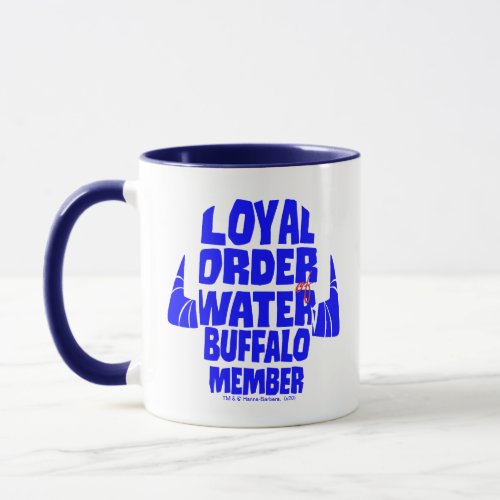The Flintstones  Loyal Order Water Buffalo Member Mug