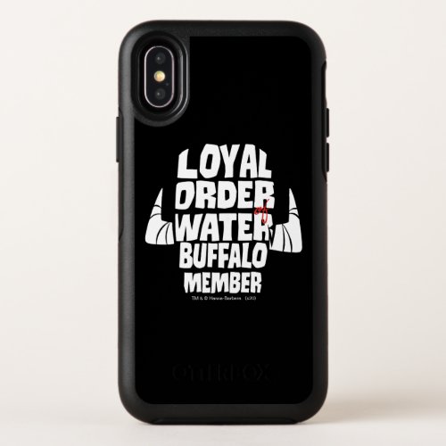 The Flintstones  Loyal Order Water Buffalo Member OtterBox Symmetry iPhone X Case