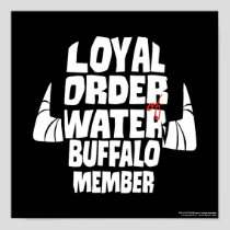 The Flintstones | Loyal Order Water Buffalo Member Poster