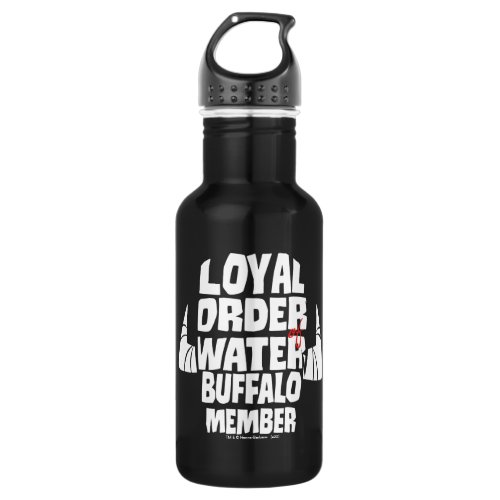 The Flintstones  Loyal Order Water Buffalo Member Stainless Steel Water Bottle