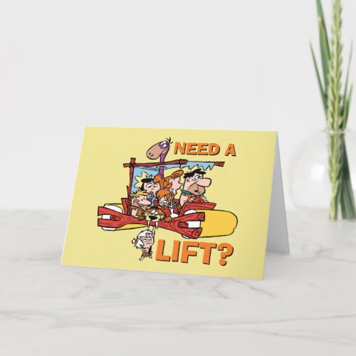 The Flintstones  Need A Lift Card