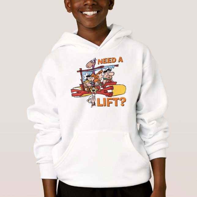 The Flintstones | Need A Lift? Hoodie (Front)