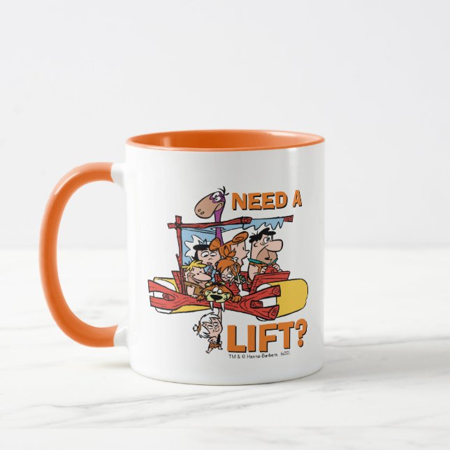 The Flintstones | Need A Lift? Mug (Left)