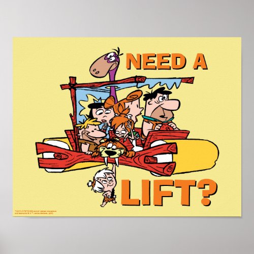 The Flintstones  Need A Lift Poster