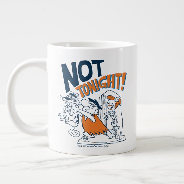 The Flintstones | Not Tonight! Giant Coffee Mug (Left)