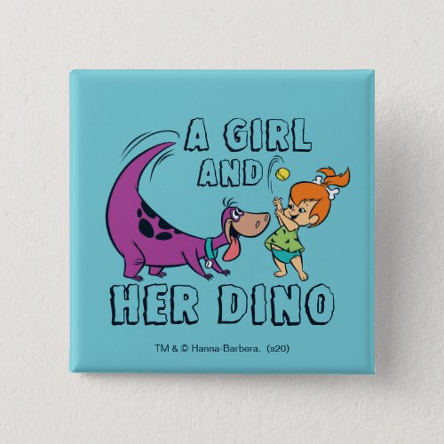 The Flintstones  Pebbles  Dino Play Ball Button