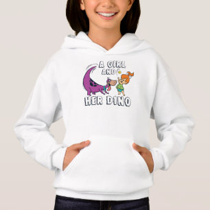 The Flintstones   Pebbles & Dino Play Ball Hoodie