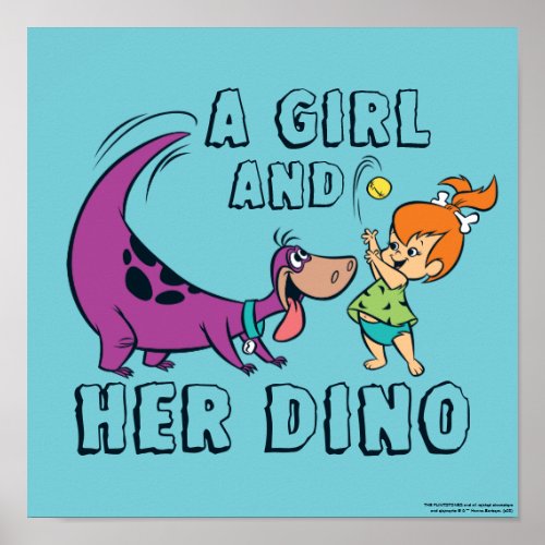 The Flintstones  Pebbles  Dino Play Ball Poster
